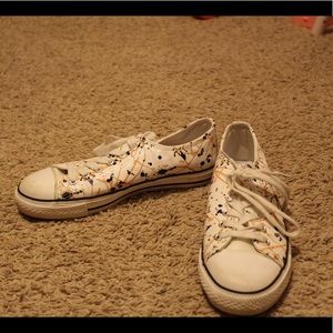 Paint splatter sneakers